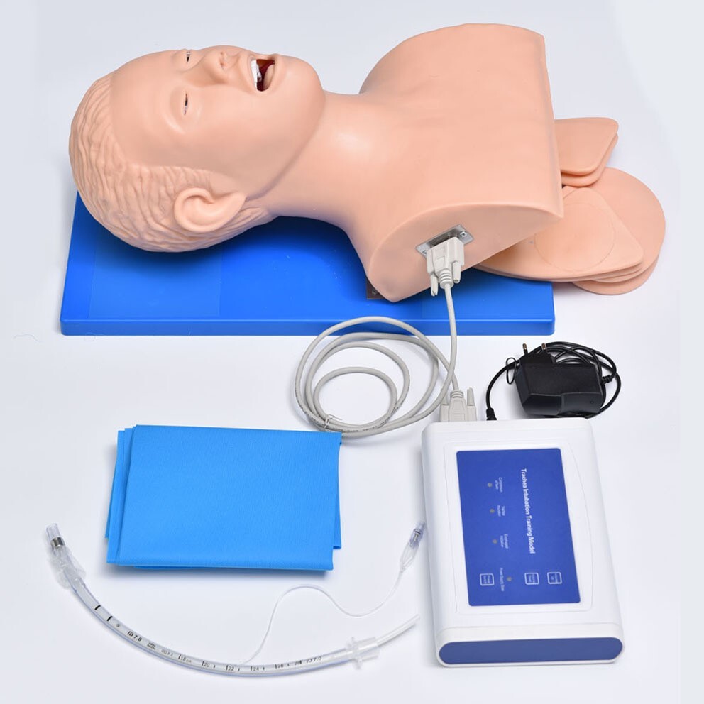 Used Tracheal Intubation Training Teaching Model with Indicator 110V-220V