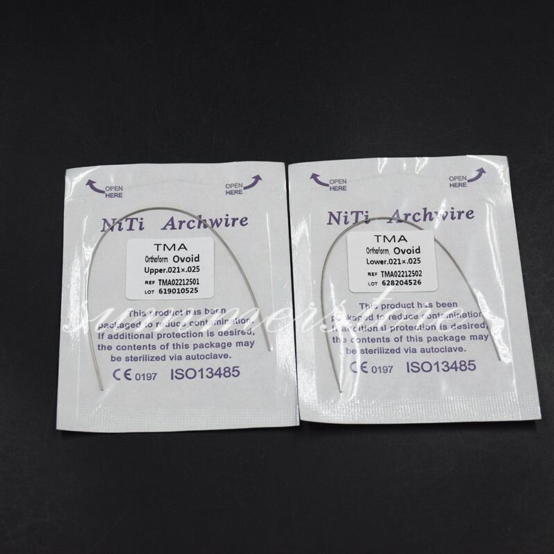 2 Packs Orthodontics Dental Beta TMA Arch Wire Ti-Mo Alloy Rectangular 016*016