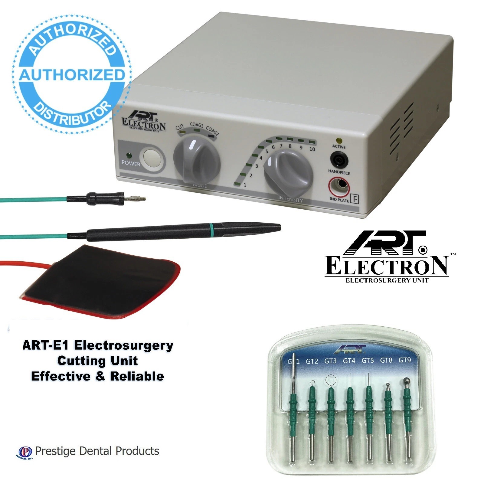 Bonart ART-E1 Electrosurgery Unit w/ 7 Tips – 110V Professional Dental Equipment