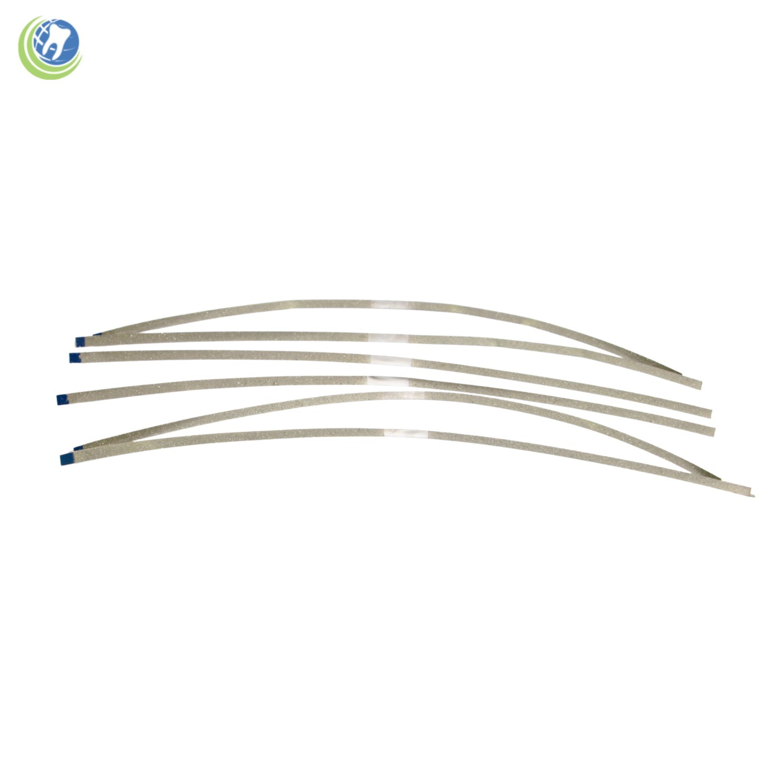 Dental Stainless Steel Diamond Polishing Strips 2.5mm Single Side Interproximal