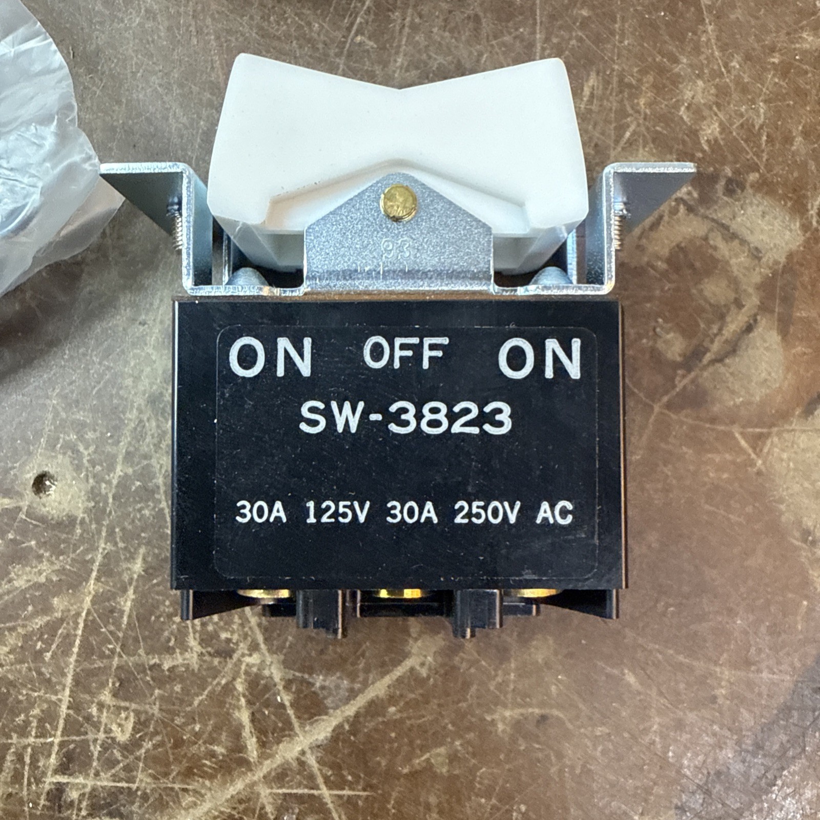 SWITCH, SW-3823D, 30A 30V DC, 15A 125V DC VB