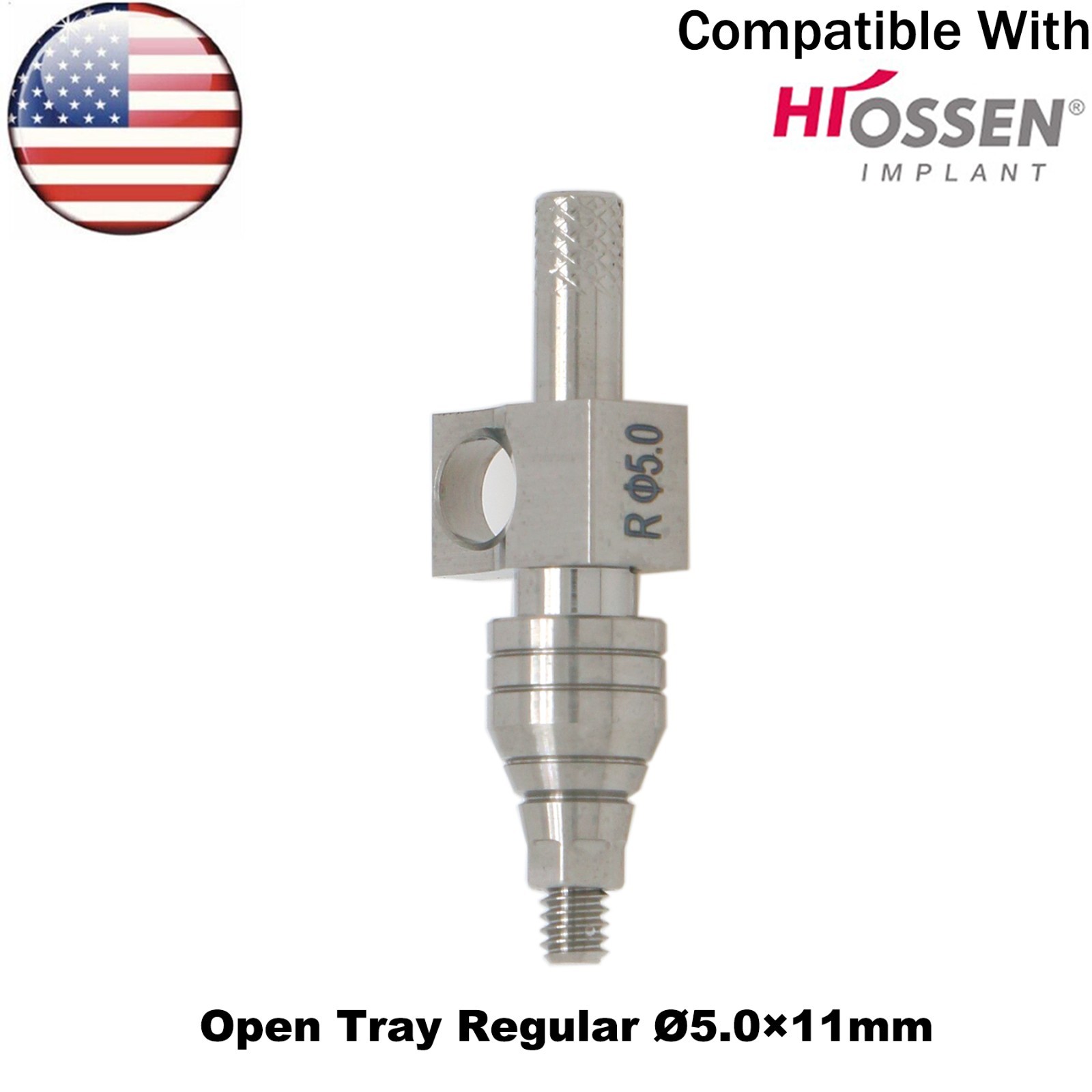 Dental Transfer Impression Coping Open Closed Tray lab Analog Fit Hiossen Osstem