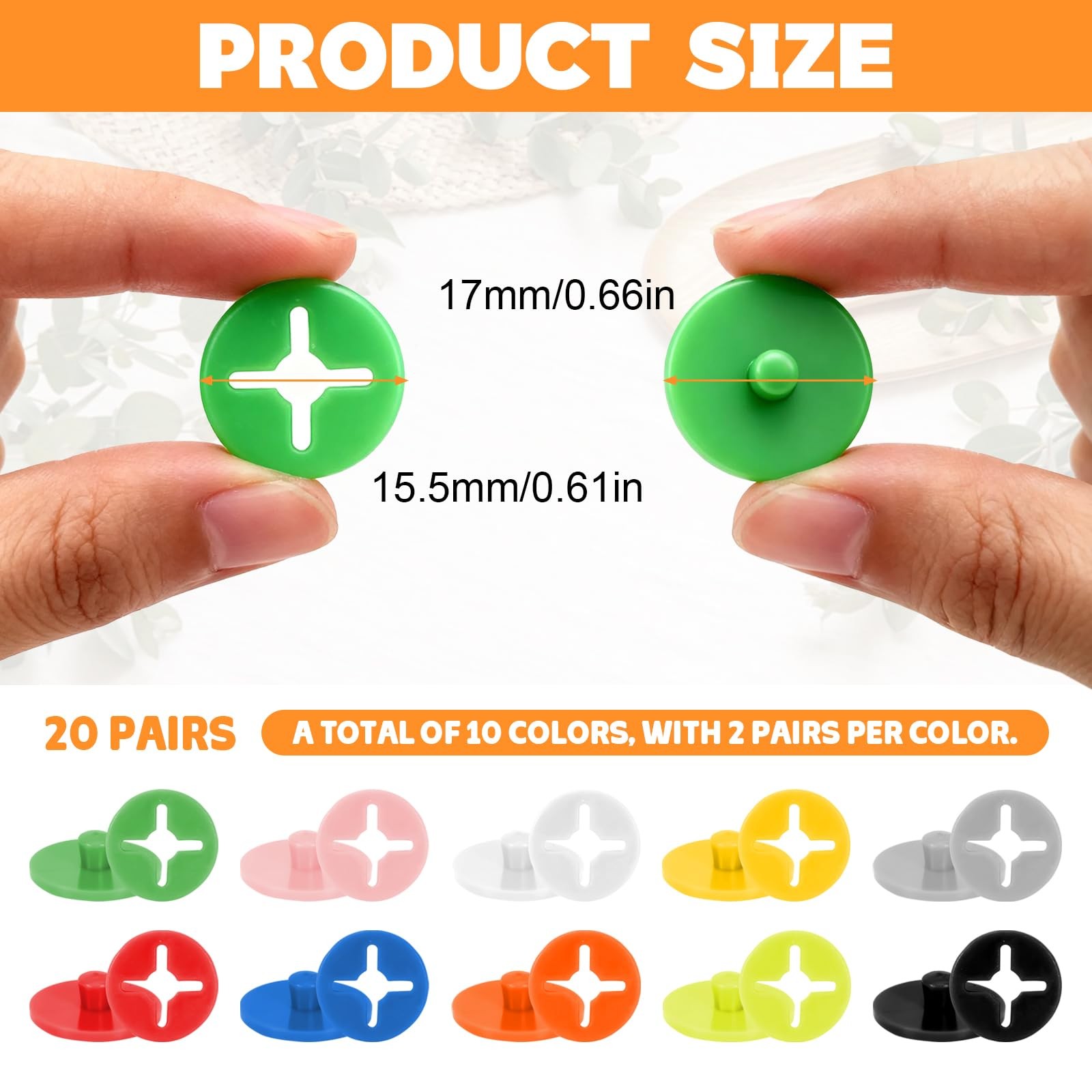 Running Bib Clips, 20Pcs Race Bib Holder, Race Number Buckle Fixing System fo…