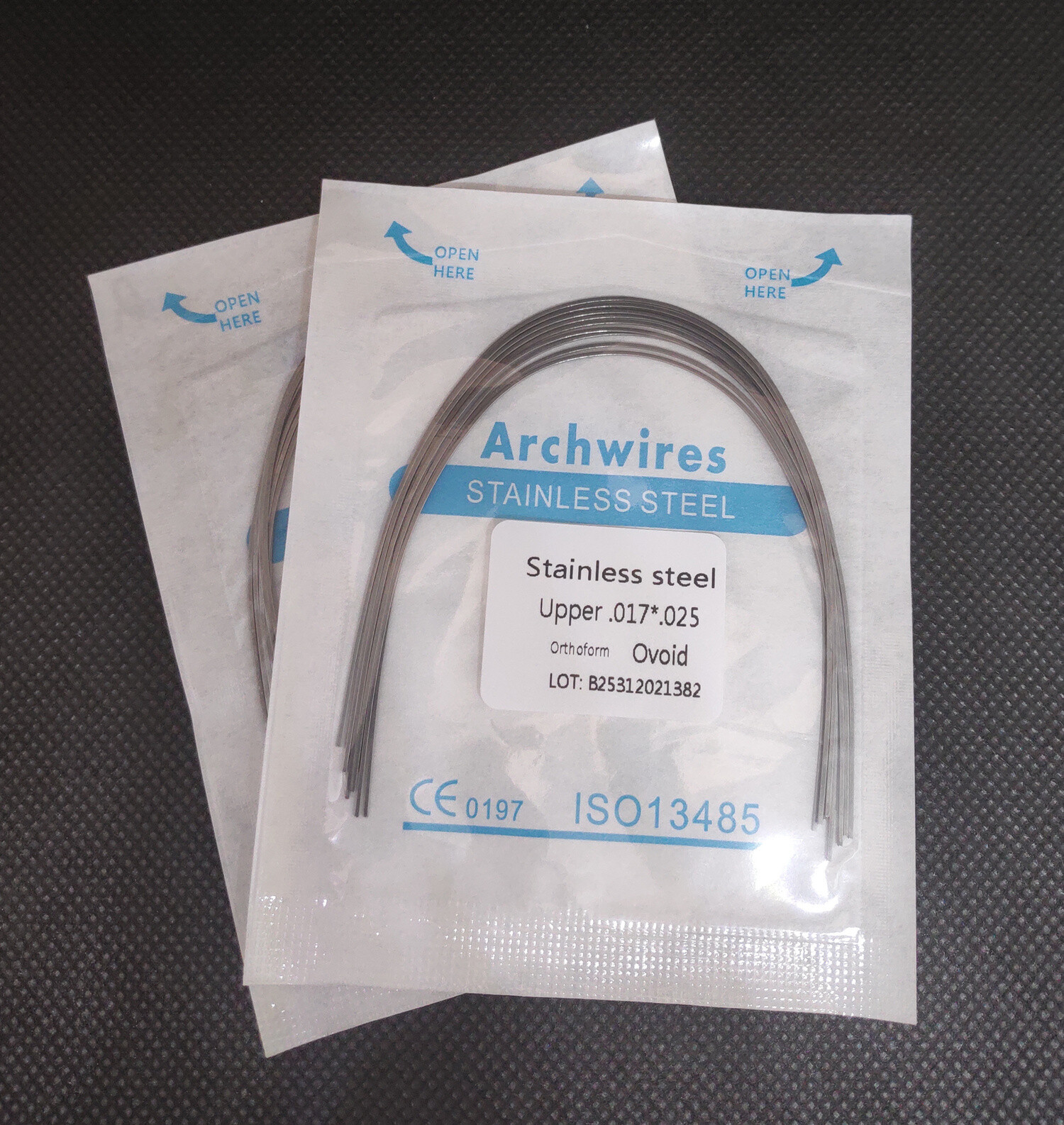 Dental Orthodontic Stainless Steel Wire Round/Rectangular Arch Wires Ovoid
