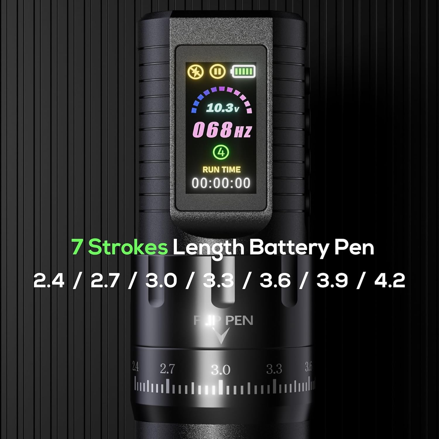 HAWINK Tattoo Kit Gun Wireless Machine Normal/Stippling Black