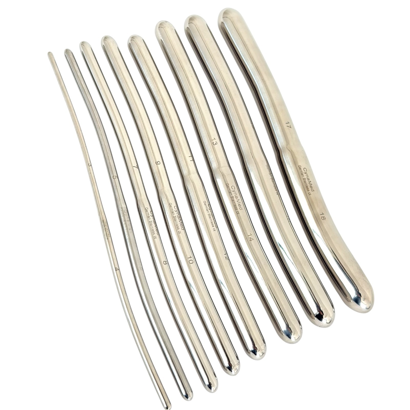 CYNAMED USA PREMIUM 8 HEGAR DILATOR SOUNDS SET 7.5″GYNO SURGICAL INSTRUMENTS