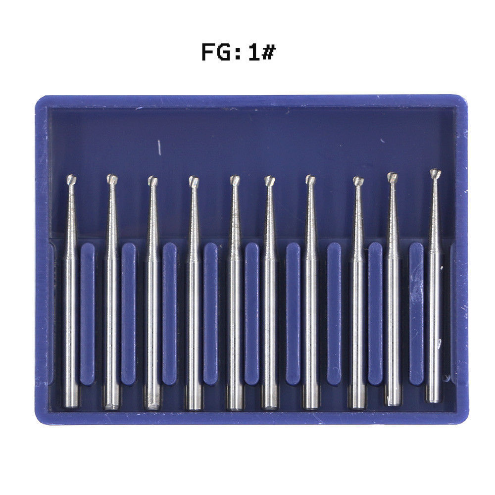 Dental Surgical FG Burr High Speed Handpiece Round Tungsten Carbide Steel