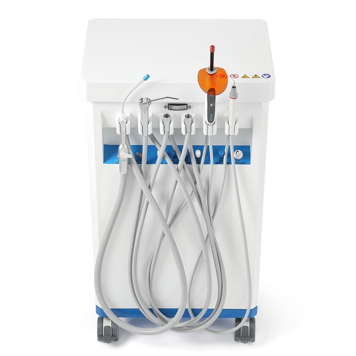 FDA Portable Dental Unit System Air Compressor Ultrasonic Scaler Curing Light