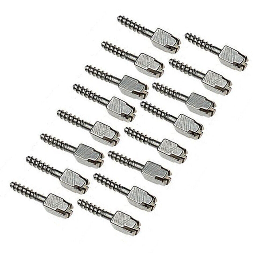 120/240 Pcs Dental Assorted Cross Head Root Conical Stainless Steel Screw Plated
