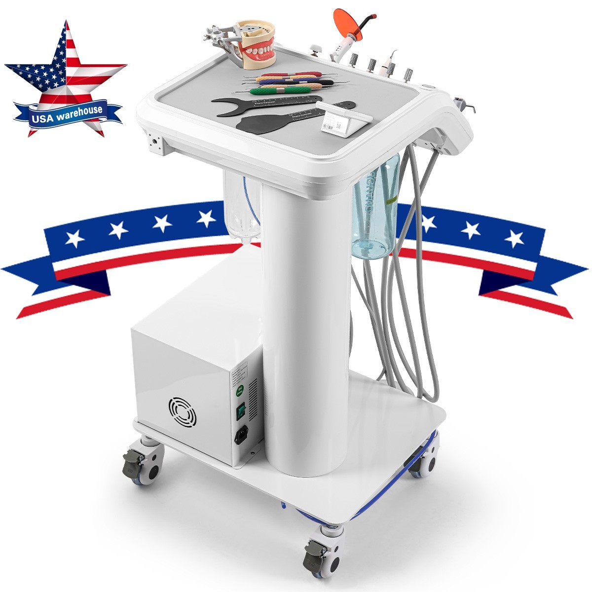 Dental Unit Chair Computer Controlled /Suction System Vacuum /Cart Delivery Unit