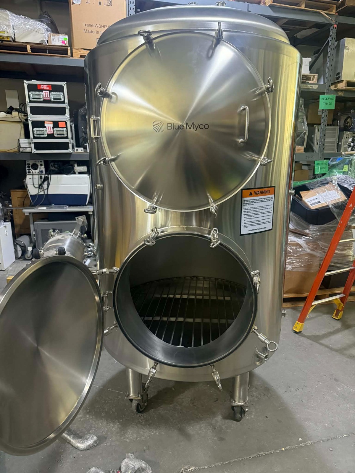 Blue Myco B-1180L Commercial Mushroom Autoclave Sterilizer 1200L 304 Stainless