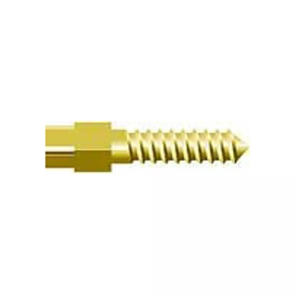 Screw Posts Golden plated Cylindrical Cross Head Refill L5, lead free alloy, 12
