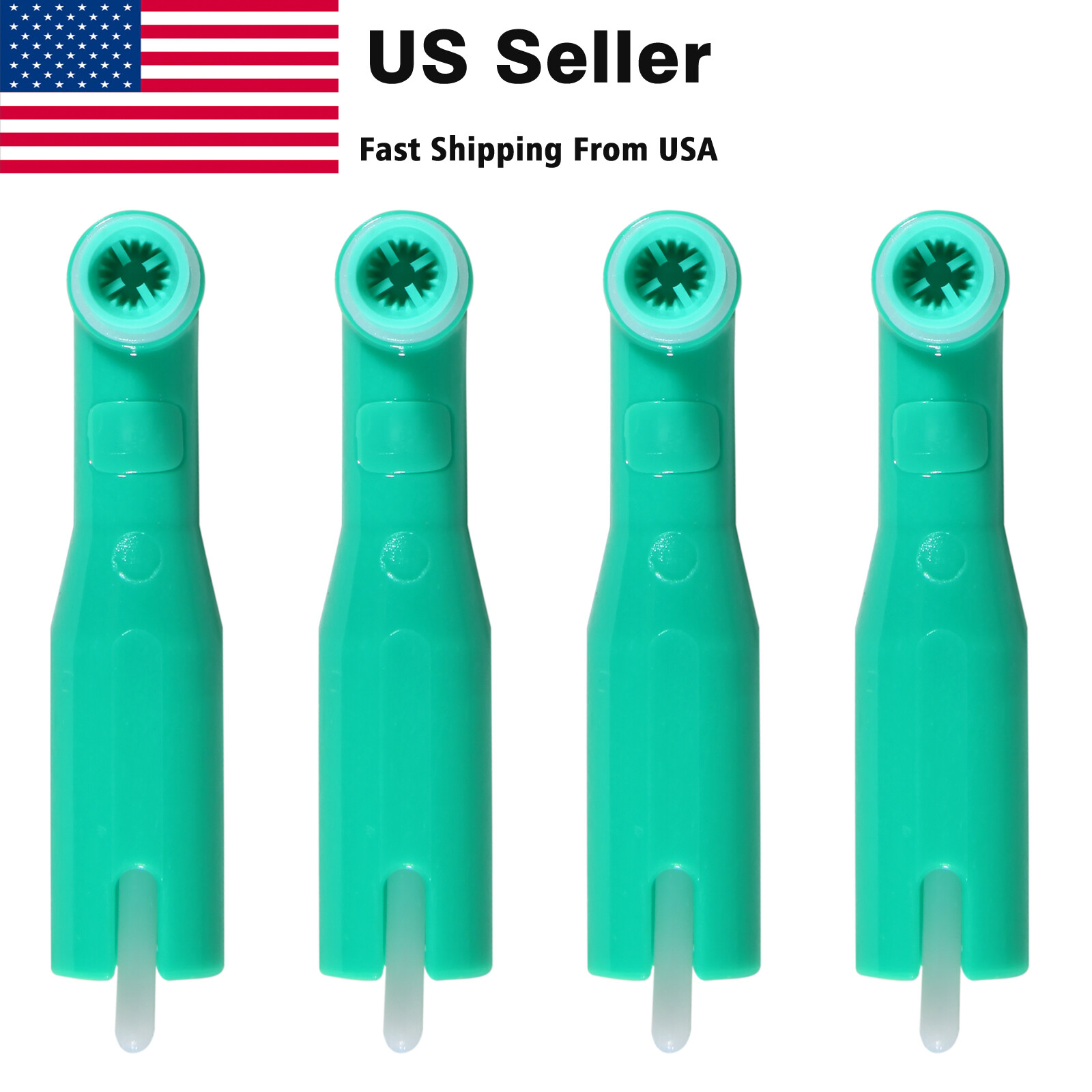 100pcs Dental Disposable Prophy Angles Soft Cup Latex Free Right Angle 90° angle