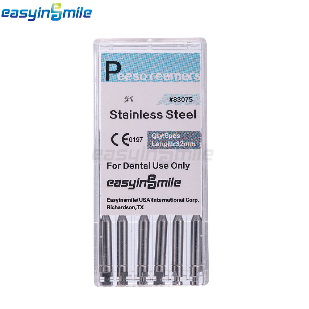 10pack Dental Endo Pesso Reamers/Glidden Gates Drill Spiral Burs Root Canal #1-6