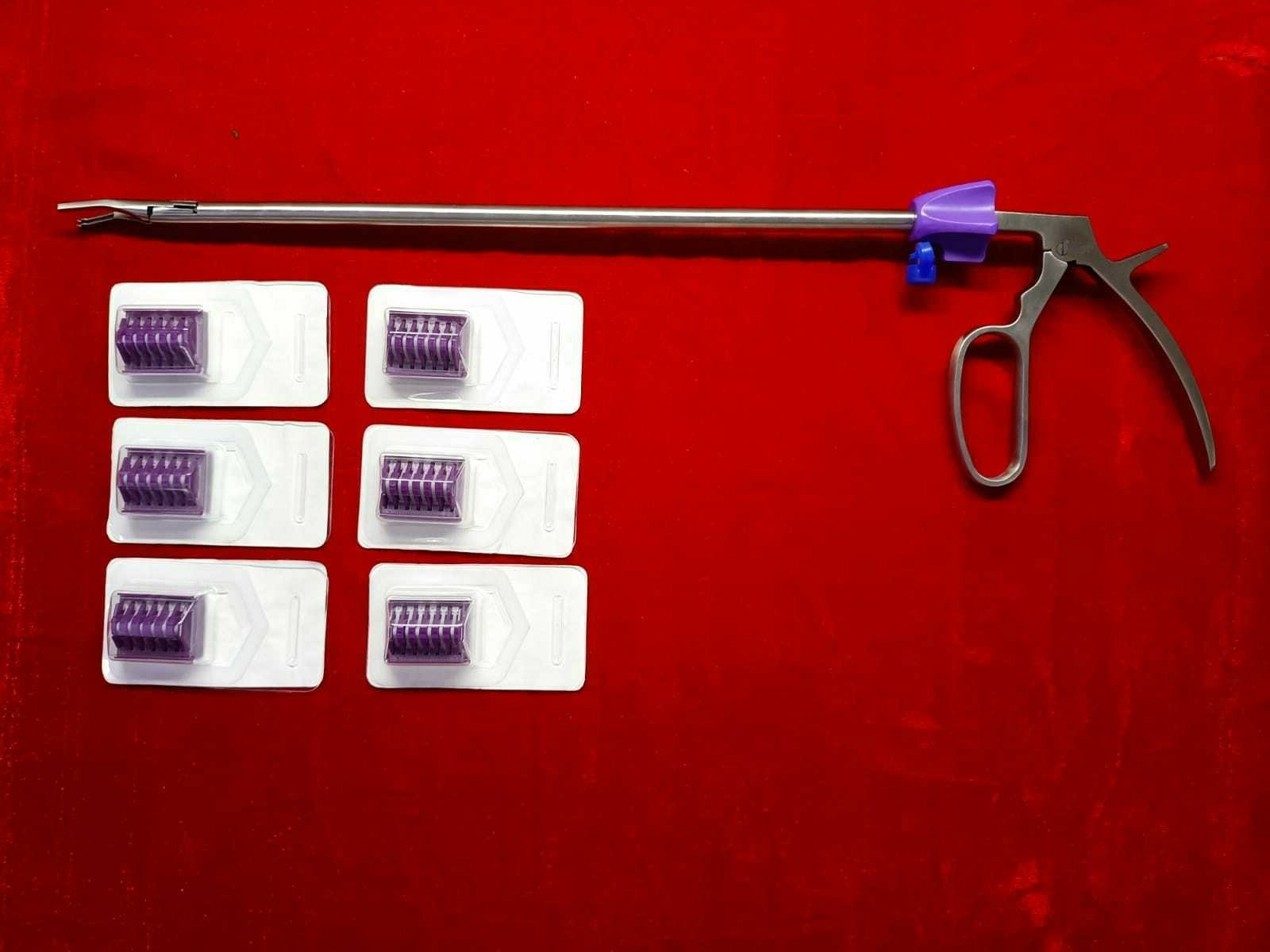 Laparoscopic Hemo-Lock Applier 10mmx330mm with 6pc Cartridge Surgical instrument