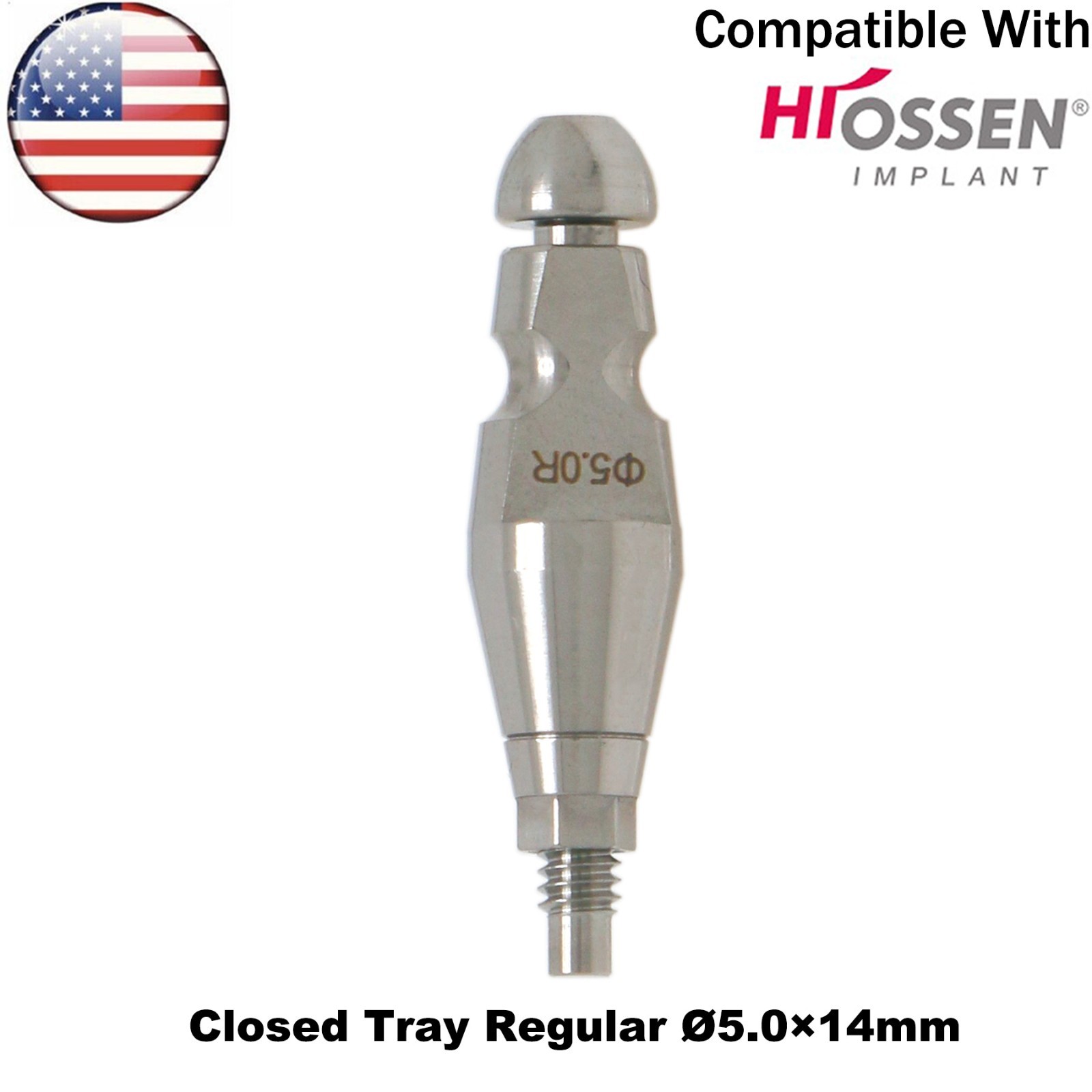 Dental Transfer Impression Coping Open Closed Tray lab Analog Fit Hiossen Osstem