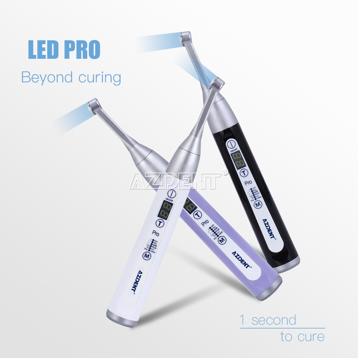 Dental Wireless Curing Light LED PRO105 Lamp 1 Second Curing High Power AZDENT