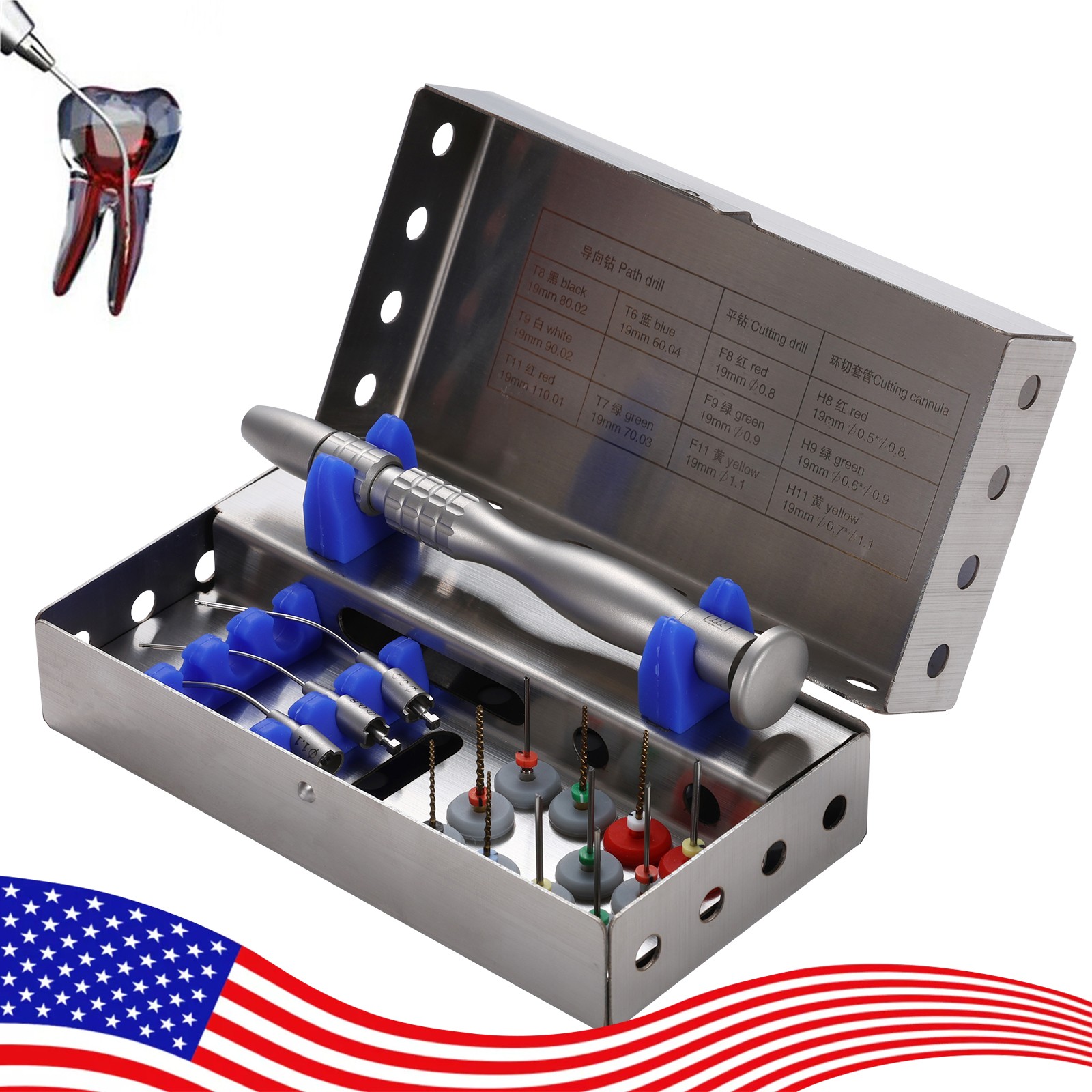 Dental Endo Root Canal Files Extractor Endodontic Broken File Removal System CE