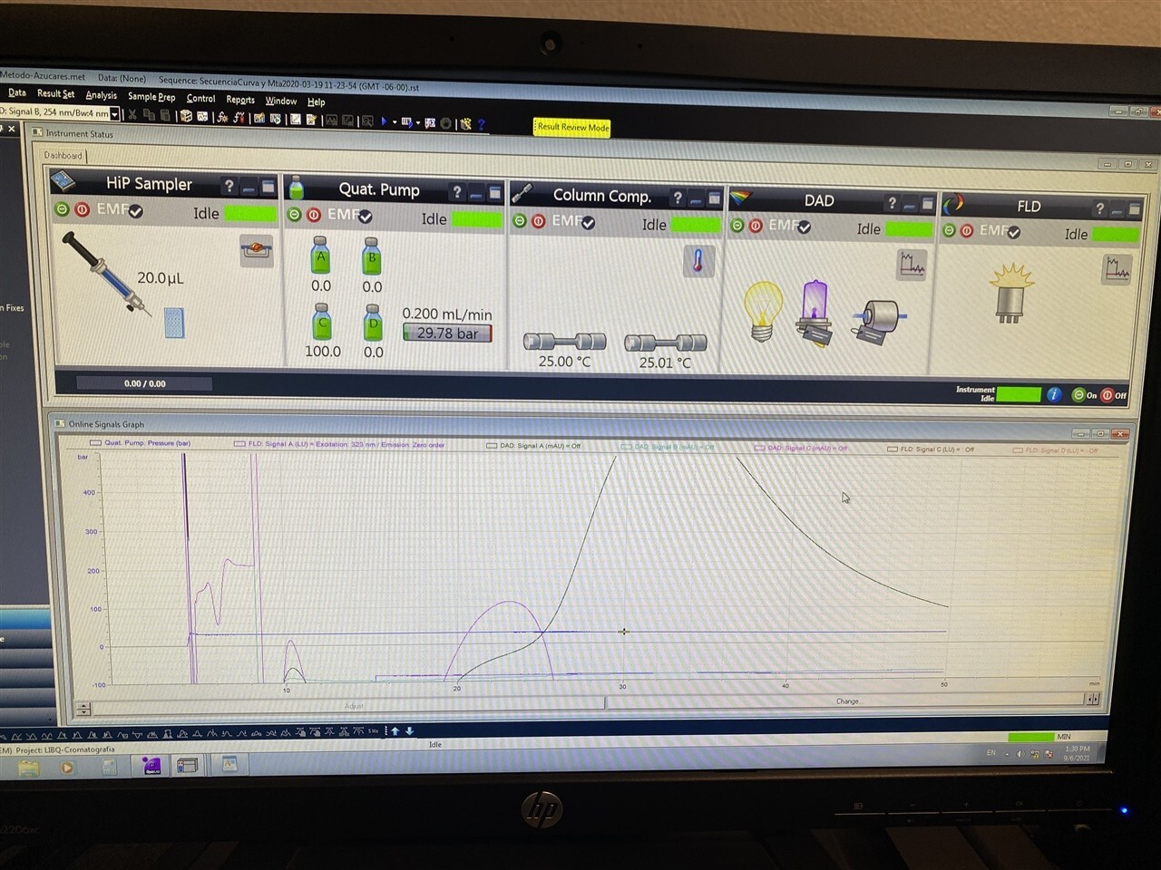 PC Loaded with Agilent OpenLab Chemstation C.01.07 on Win 10