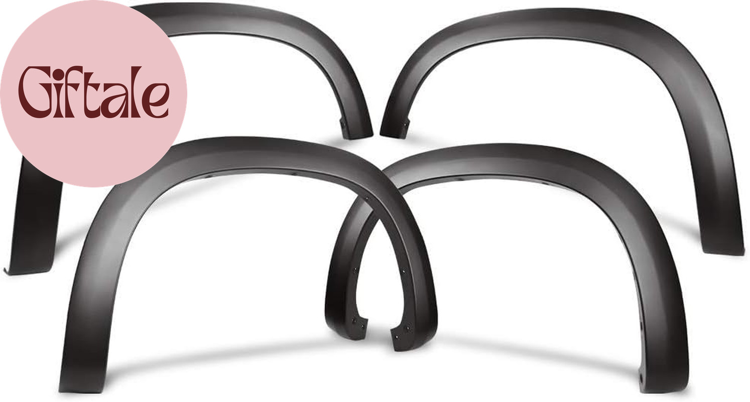 Fender Flares Compatible with 2019-2023 Chevrolet Silverado 1500, Factory Style