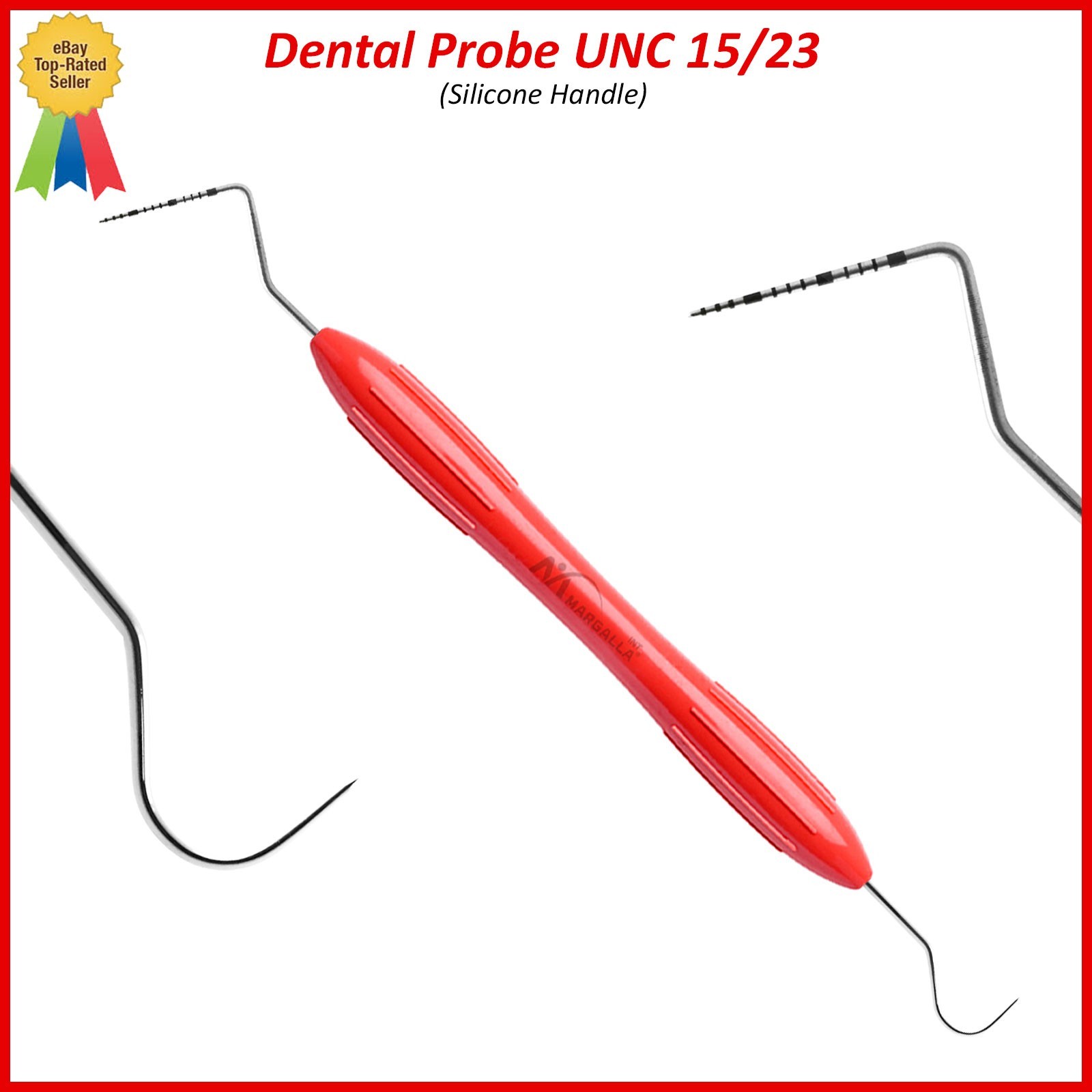 Dental Explorer-Probe 23/15UNC Silicone Handle, High Quality Dental Instruments