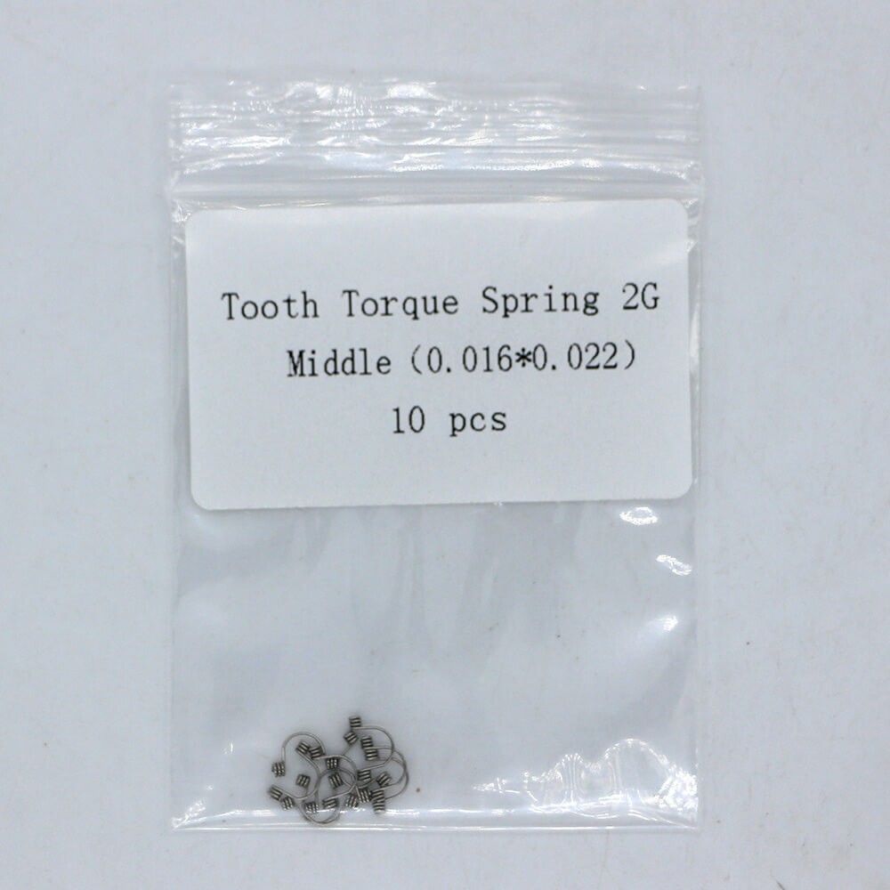 5 Packs Dental Orthodontic Anterior Teeth Torque Rectangular Spring 16×22 Middle