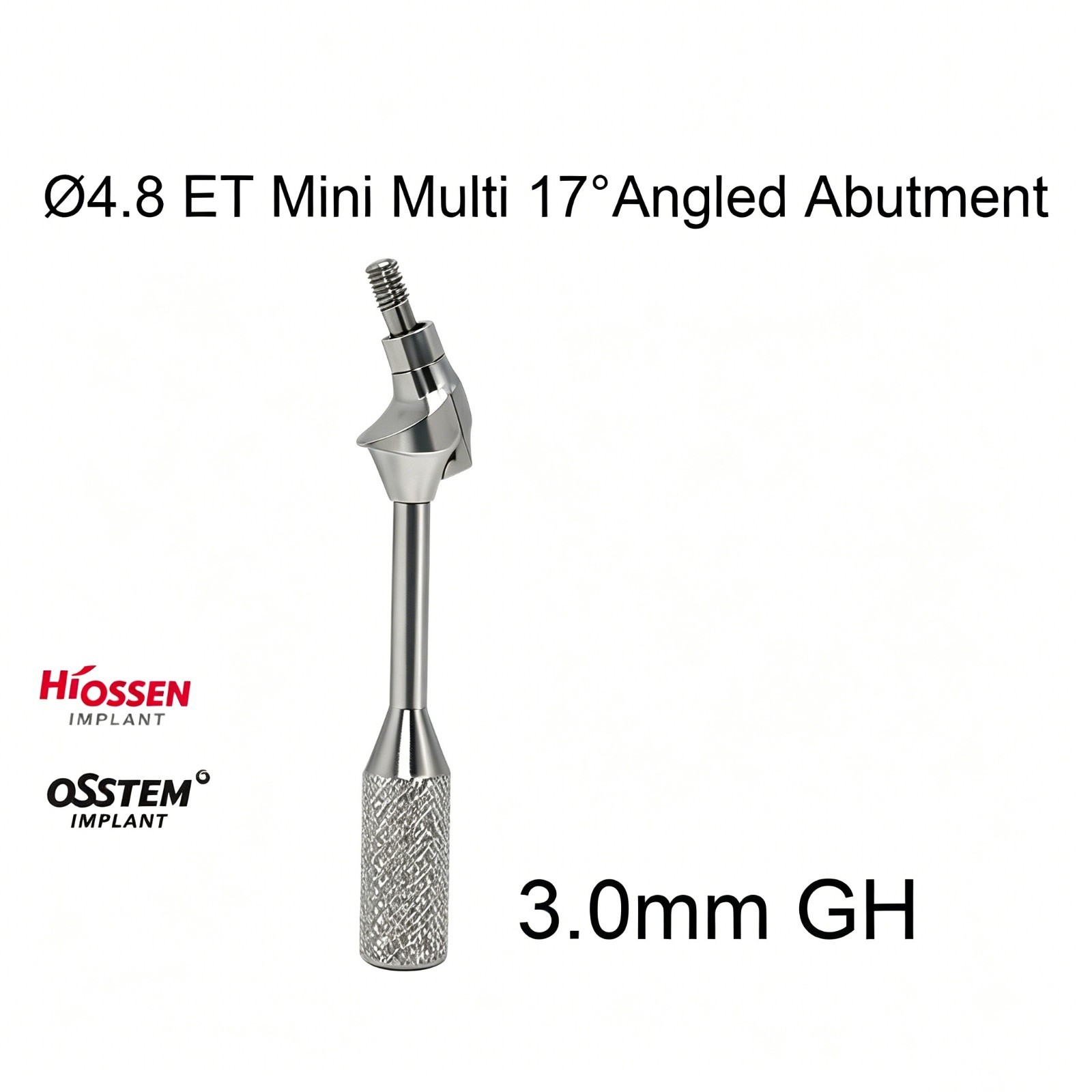 Dental Angled Multi-Unit Mini Hex Conical Abutment 17° MU Hiossen ET compatible