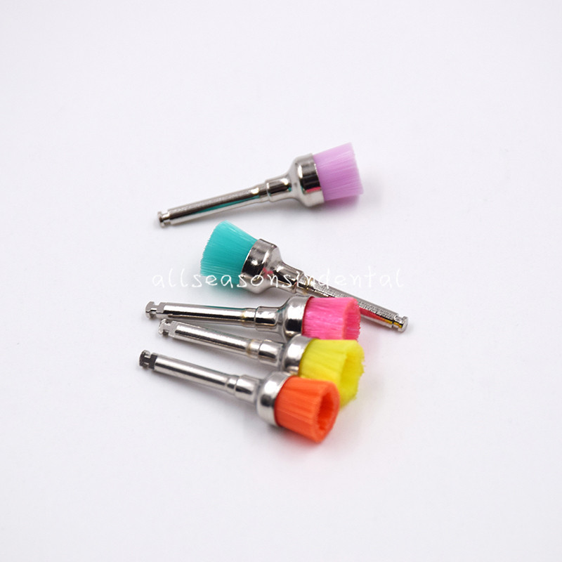 100 Pcs Dental Disposable Prophy Brush Cup Polishing Polisher 10 Mixed Types