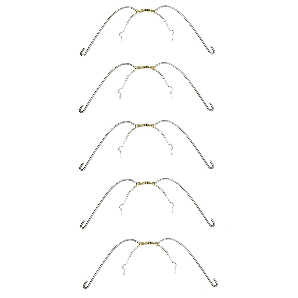 1 Pack Dental Orthodontic Extraoral Face Bow with Cuspid Hook 97Mm 1Pc/pack