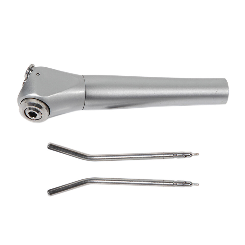 Dental Air Water Spray Triple/Three-Way Syringe Handpiece + 2X Nozzles Tips