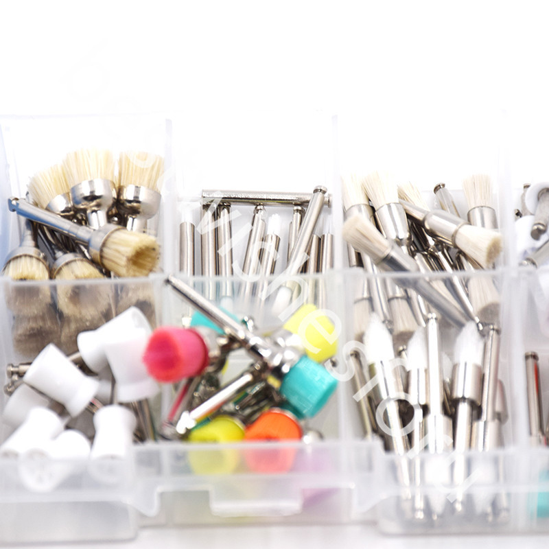 10 Mixed Types Disposable 100 PC Dental Prophy Brush Bowl Cup Polishing Polisher