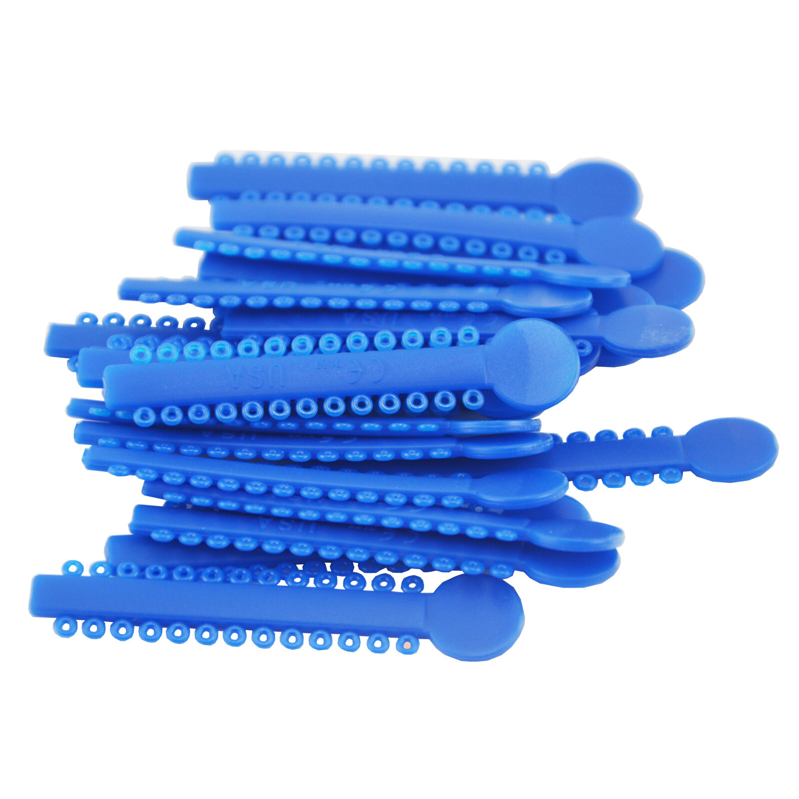 1040pcs Dental Orthodontic Ligature Ties Braces Elastic Rubber Bands Mixed Color