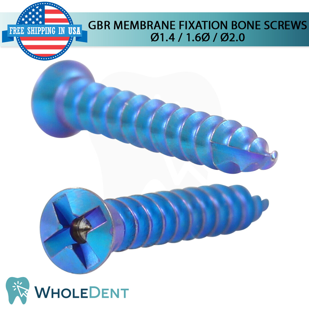 GBR Self Tapping Titanium Membrane Fixation Bon Screw Dental Im plant Sur gery