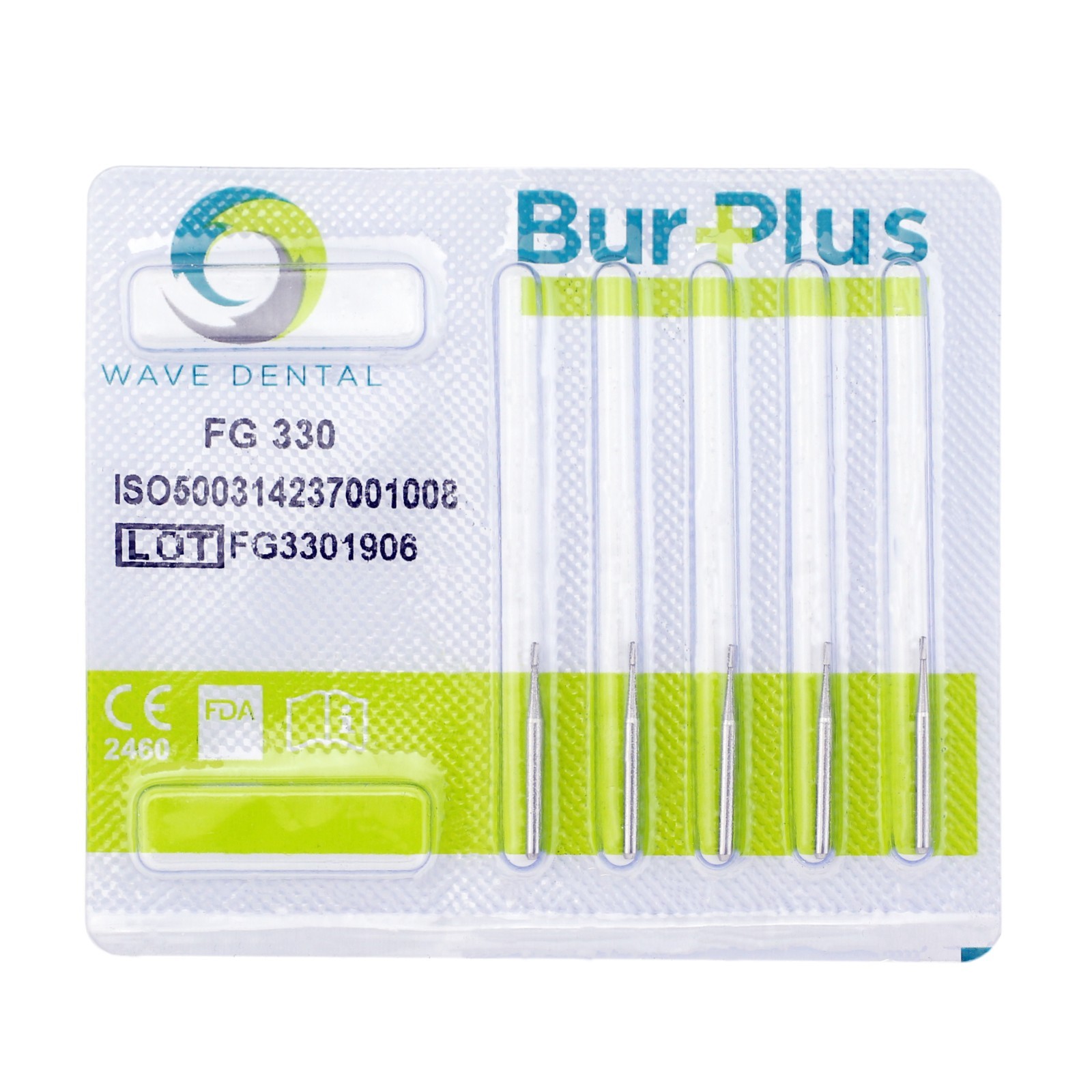 Wave Dental Carbide Burs Friction Grip FG 19mm FGOS Surgical 25mm Ball Pear 330