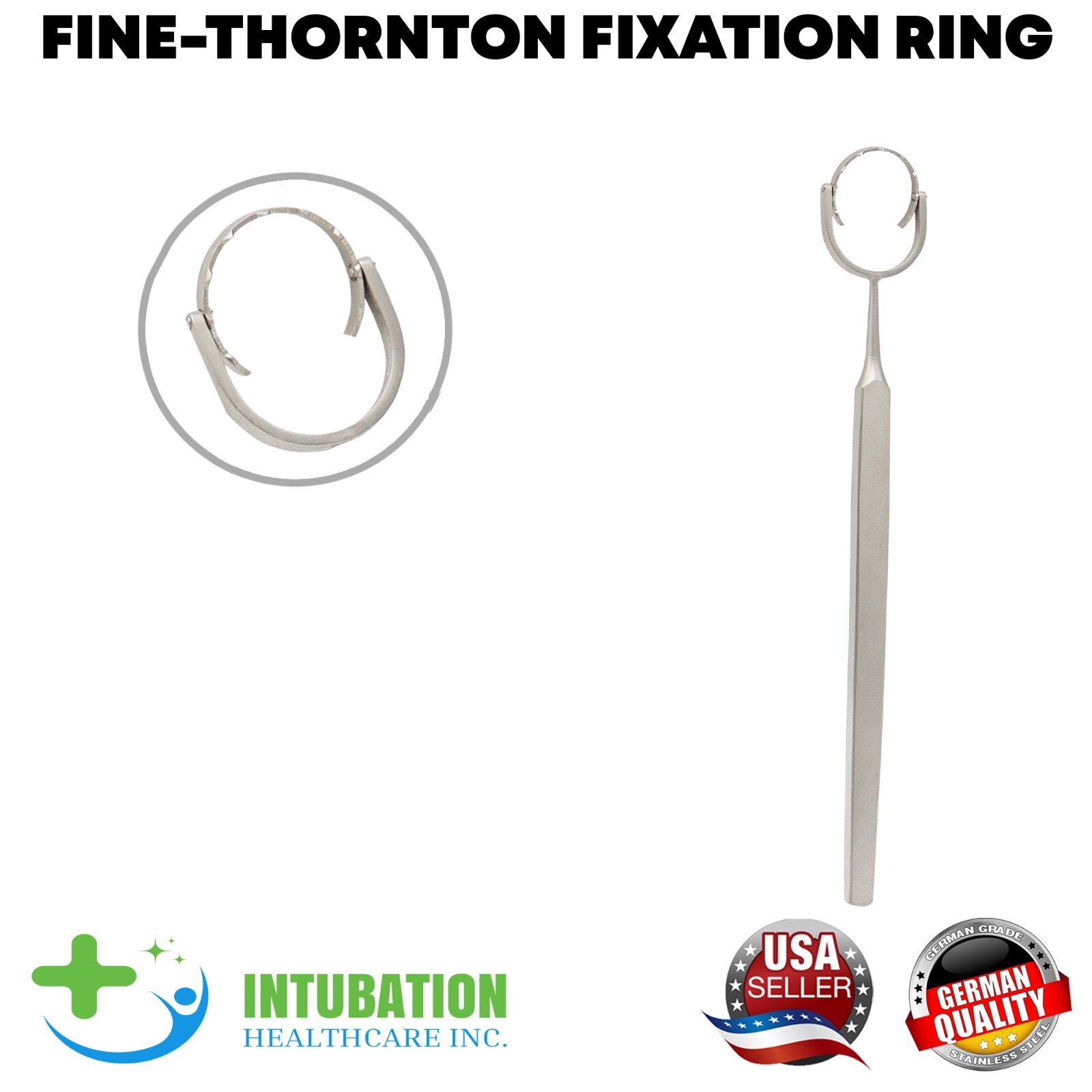 Fine Thornton Fixation Ring 13mm 8 Point Premium Ophthalmic Surgical Instruments