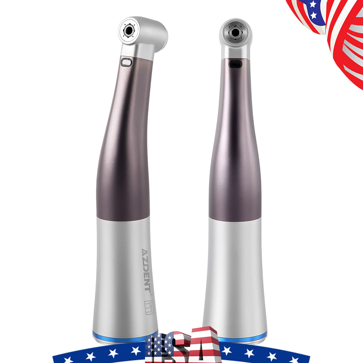 AZDENT Dental Electric LED Brushless Micro Motor/1:1/1:5 Increasing Handpiece