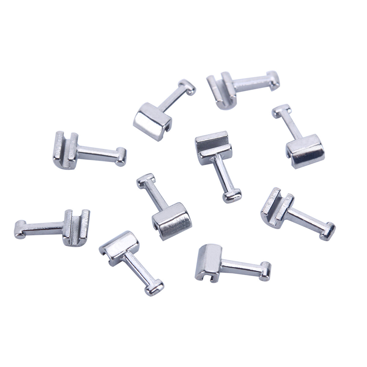 10pcs/pack Dental Orthodontic Crimpable Hooks Short/Long/Stop/Left/Right/Cross