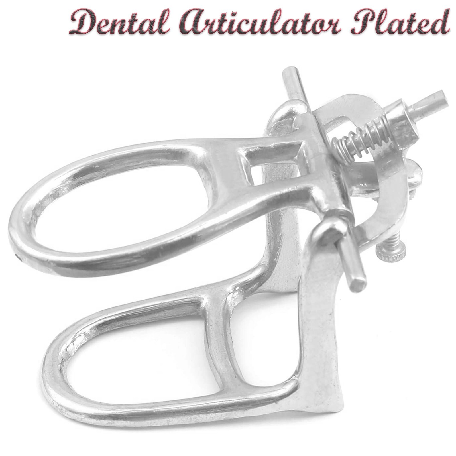 20 Dental Lab Articulator Chrome Plated High Arch Denture Adjustable Device Easy