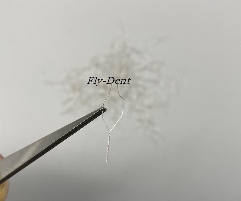 100pcs Dental Orthodontic Wire Preformed Ligature Ties Long Short Twist Wires