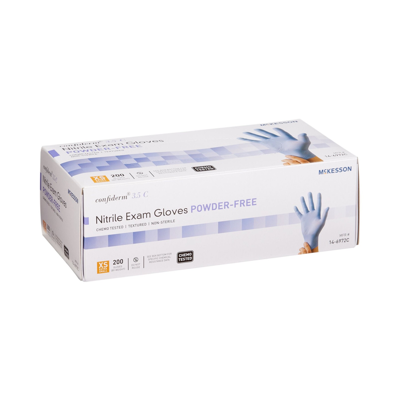 McKesson Confiderm Nitrile Exam Glove – 200 per Box