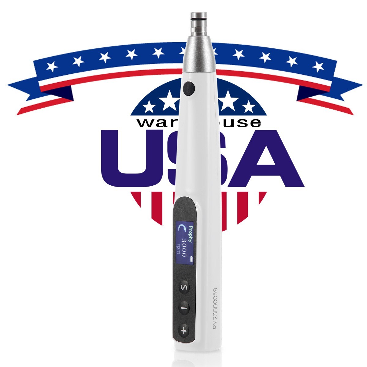 Dental Cordless Hygiene Prophy Polishing Handpiece 360° Swivel Polisher Kit