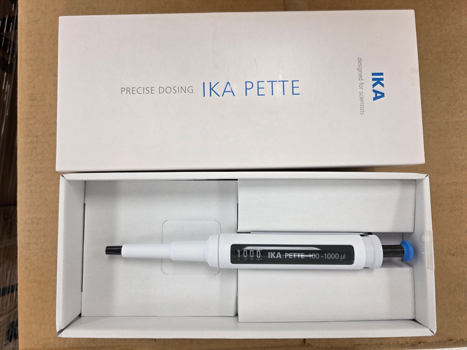 IKA PETTE vario 100-1000 µL single-channel adjustable pipette – New Never Used