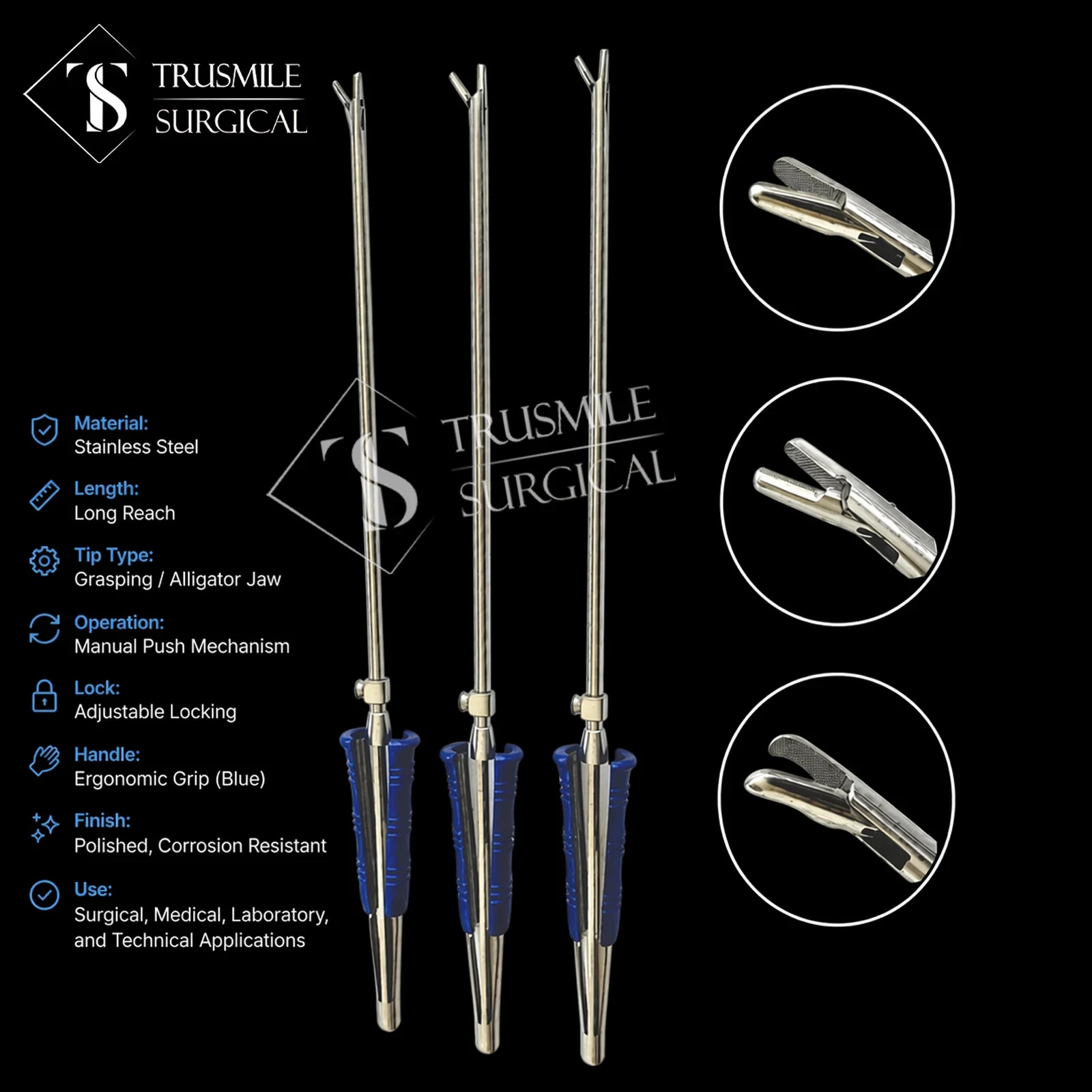 Valve XS Cardiac Surgery Needle Holder Set of 3 Pcs MIS Instruments German A+