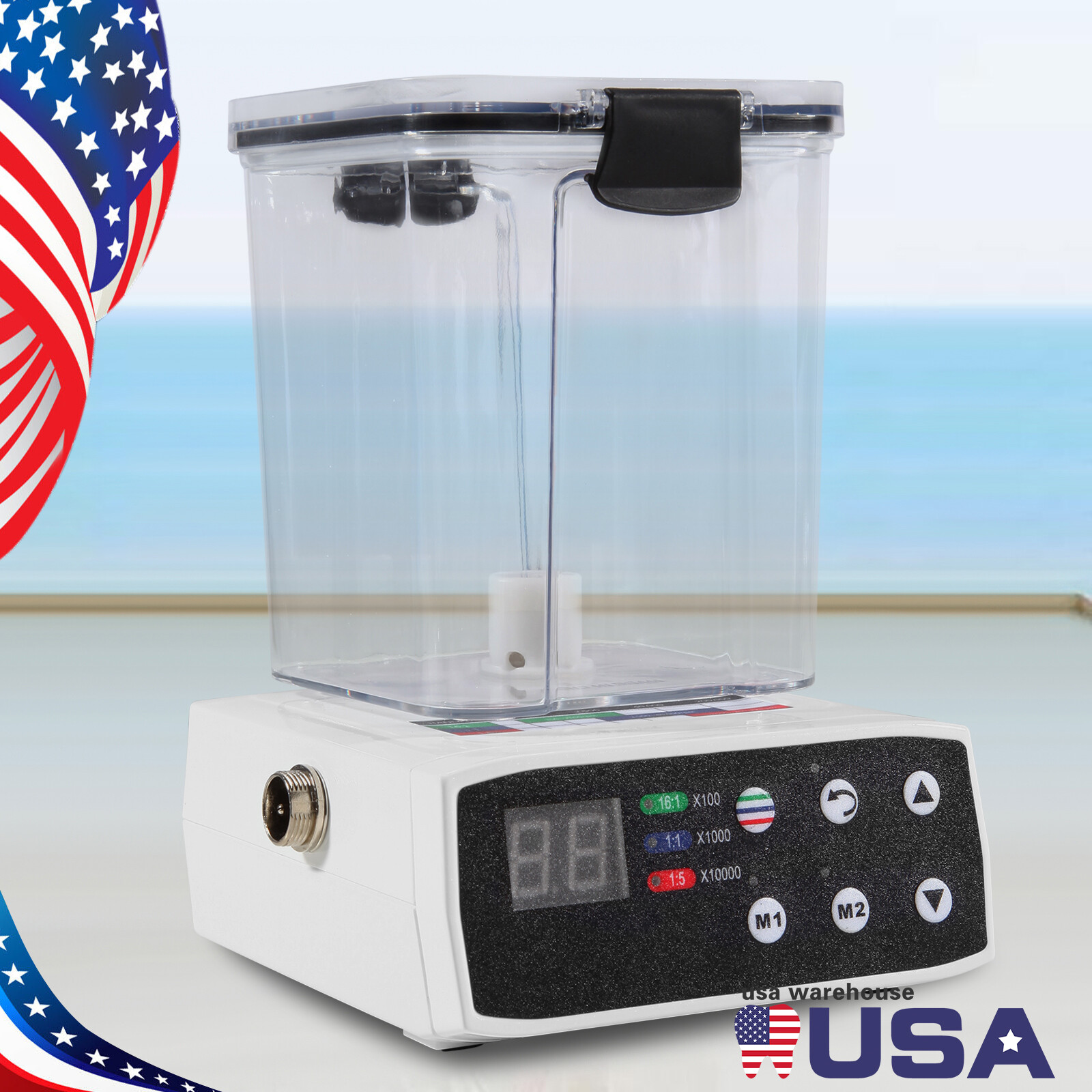 Dental Brushless Electric Micromotor Motor W/ Water Tank Vector Control System