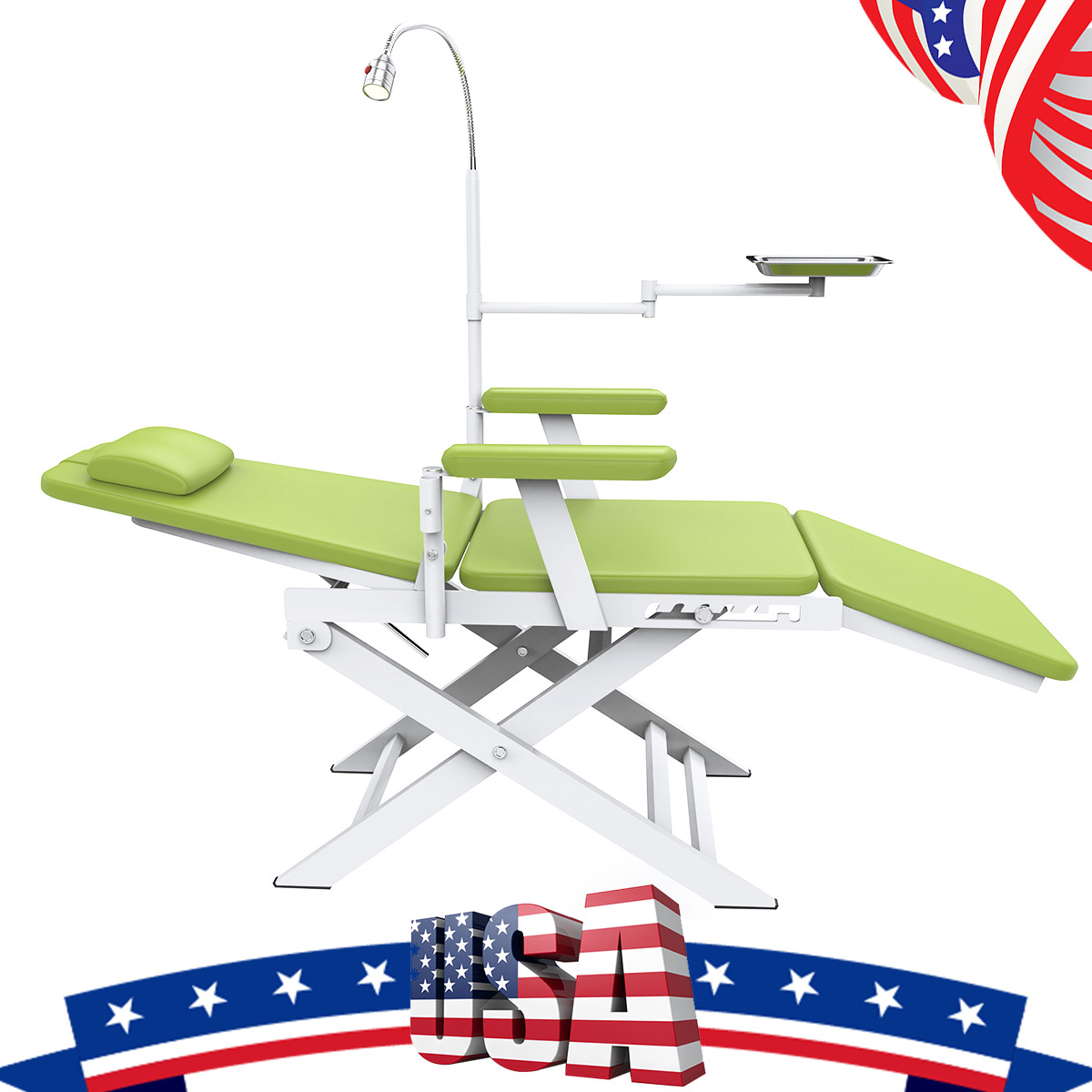 Dental Portable Delivery Unit Syringe Suction Turbine Air Compressor/Moble chair