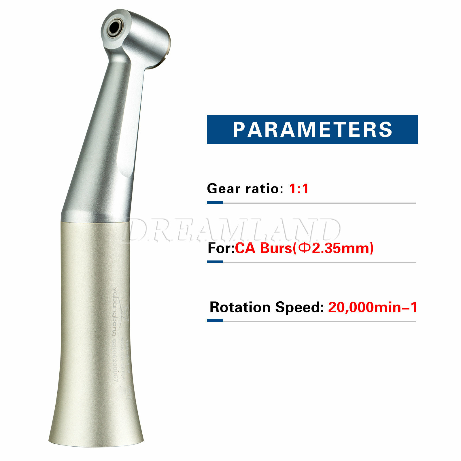 NSK Style Dental Slow Low Speed Handpiece Contra Angle Push Button FDA&CE YX