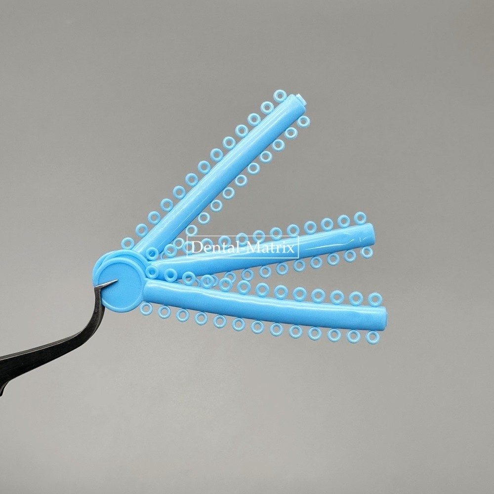 Dental Ortho Ligature Ties Elastic Rubber Bands 1040Pcs For Teeth Bracket Brace