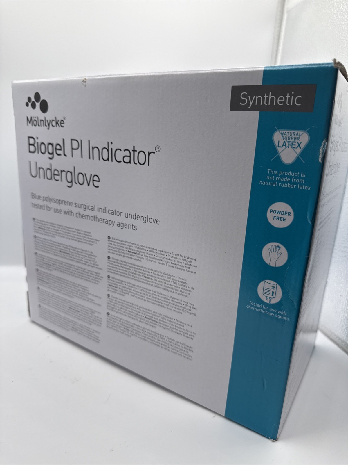 NEW Molnlycke 41670 Biogel PI Indicator Underglove Gloves 50 CT Count Size 7