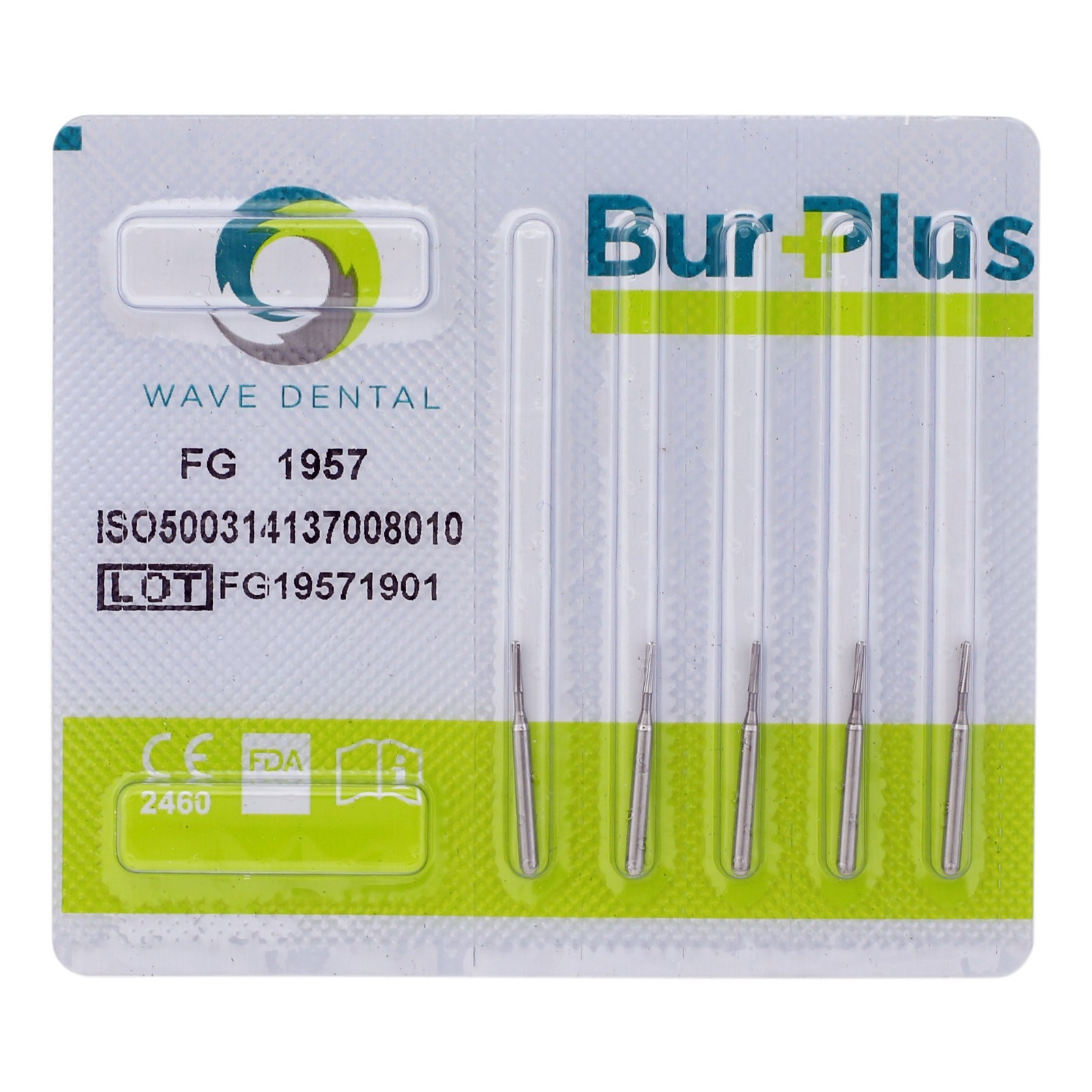Wave Dental Carbide Burs Friction Grip FG 19mm FGOS Surgical 25mm Ball Pear 330