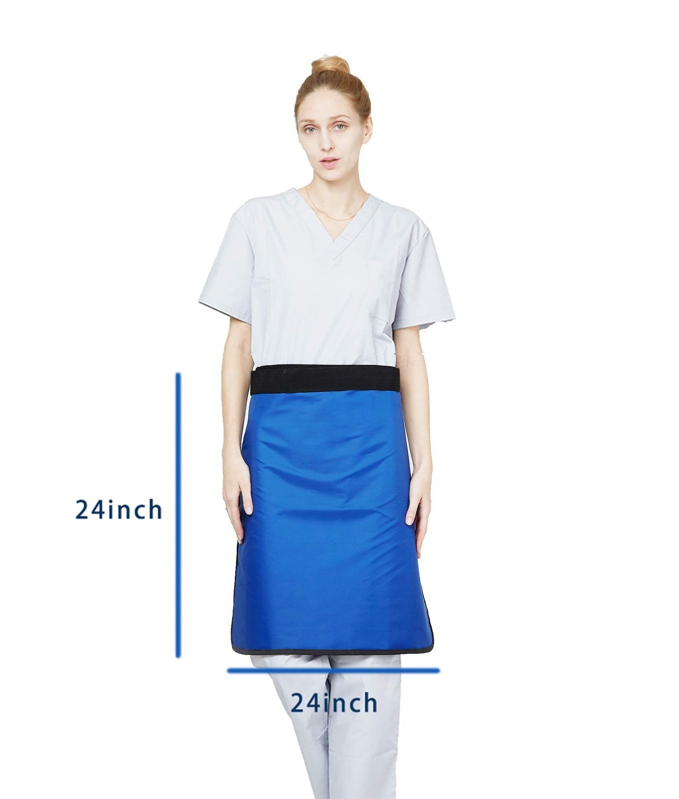SHINRAY X-Ray Half Lead Apron, 0.5mm Pb Regular Lead, Large,Unisex Adult